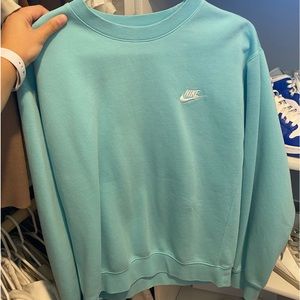 TEAL NIKE CREWNECK